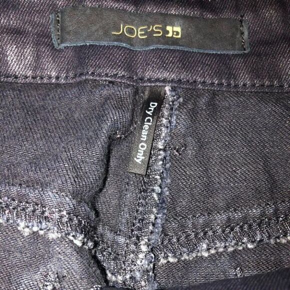 Joe's Jeans Twisted Seam Dark Denim Mini Skirt 27 - Picture 8 of 9